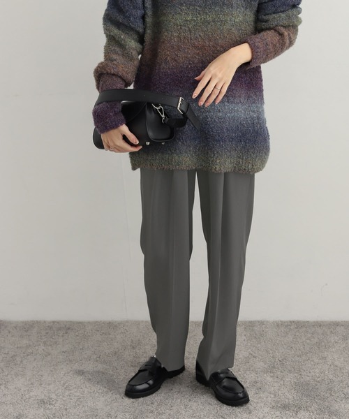 URBAN RESEARCH DOORS（アーバンリサーチドアーズ）の「ライトダブルクロスイージーパンツ（その他パンツ・レディース・チャコールグレー/オレンジ・SMALL/MEDIUM）」の17枚目の写真