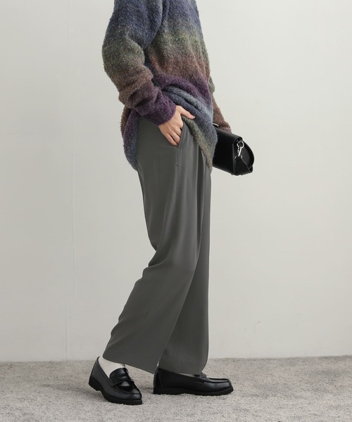 URBAN RESEARCH DOORS（アーバンリサーチドアーズ）の「ライトダブルクロスイージーパンツ（その他パンツ・レディース・チャコールグレー/オレンジ・SMALL/MEDIUM）」の20枚目の写真