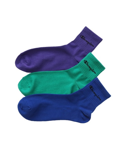 Champion(チャンピオン)の「【Champion/チャンピオン】メンズ 【3足組】クォーターレングスソックス【ノンパイル】(ソックス/靴下・メンズ・その他8・MEDIUM)」の1枚目の写真