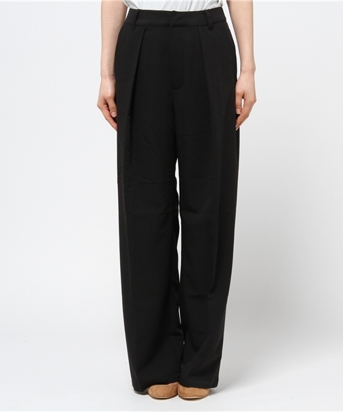 CIAOPANIC（チャオパニック）の「【Ciaopanic】　BigワイドタックPT（その他パンツ・レディース・グレー/ピンクベージュ/ブラック・FREE）」の4枚目の写真