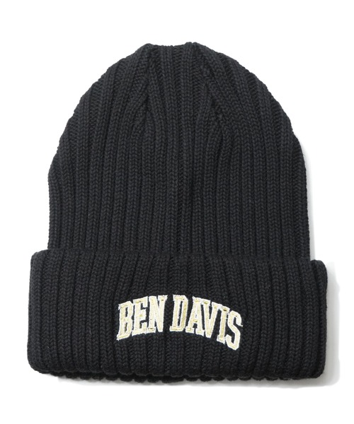 BEN DAVIS（ベンデイビス）の「《BEN DAVIS》COLLEGE KNIT CAP（ニットキャップ/ビーニー・レディース・ブラック×レッド/ネイビー/オフホワイト/ブラック×グリーン/ブラック×ホワイト/ヘザーグレー/ブラック×イエロー/ワインレッド/ダークグリーン/モカ/ブラック系その他・FREE）」の7枚目の写真