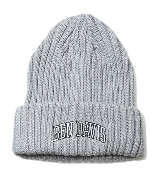 BEN DAVIS（ベンデイビス）の「《BEN DAVIS》COLLEGE KNIT CAP（ニットキャップ/ビーニー・レディース・ブラック×レッド/ネイビー/オフホワイト/ブラック×グリーン/ブラック×ホワイト/ヘザーグレー/ブラック×イエロー/ワインレッド/ダークグリーン/モカ/ブラック系その他・FREE）」の8枚目の写真