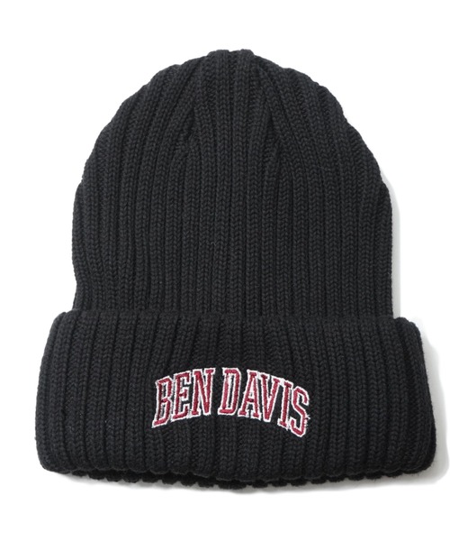 BEN DAVIS（ベンデイビス）の「《BEN DAVIS》COLLEGE KNIT CAP（ニットキャップ/ビーニー・レディース・ブラック×レッド/ネイビー/オフホワイト/ブラック×グリーン/ブラック×ホワイト/ヘザーグレー/ブラック×イエロー/ワインレッド/ダークグリーン/モカ/ブラック系その他・FREE）」の12枚目の写真