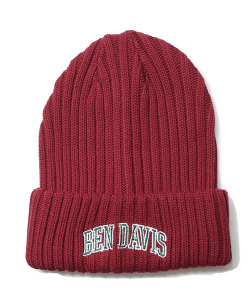 BEN DAVIS（ベンデイビス）の「《BEN DAVIS》COLLEGE KNIT CAP（ニットキャップ/ビーニー・レディース・ブラック×レッド/ネイビー/オフホワイト/ブラック×グリーン/ブラック×ホワイト/ヘザーグレー/ブラック×イエロー/ワインレッド/ダークグリーン/モカ/ブラック系その他・FREE）」の15枚目の写真