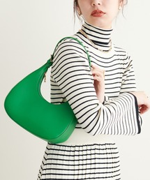 2022AWアイテム/丸みのあるシルエットがかわいい ワンハンドルハーフラウンドバッグ