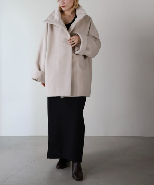 UNFIELD（アンフィールド）の「【UNFIELD】ハイネックショートコート