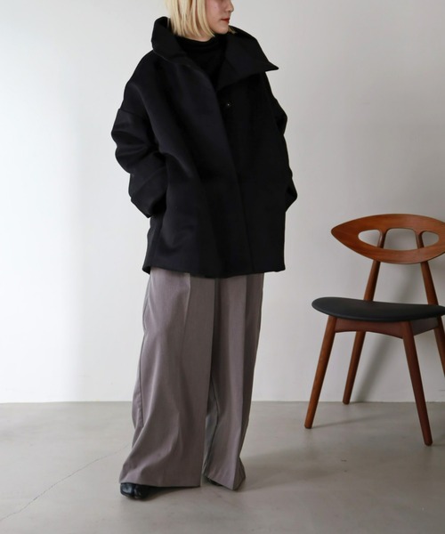 UNFIELD（アンフィールド）の「【UNFIELD】ハイネックショートコート