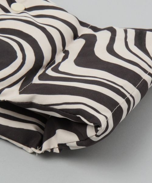 JEANASIS（ジーナシス）の「ダウンフウスヌード/352685（ネックウォーマー/スヌード・レディース・パープル/ホワイト系その他・FREE）」の7枚目の写真