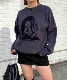 シャーロットジャガードニット