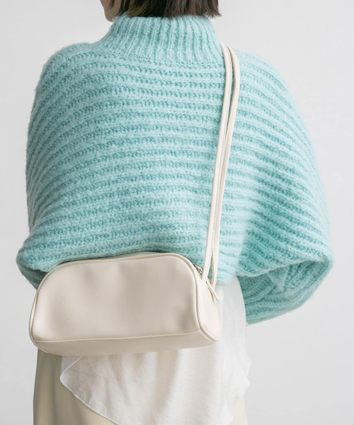 KBF（ケイビーエフ）の「ロングショルダーソフトBAG（ショルダーバッグ・レディース・ブラック/オフホワイト・ONE）」の7枚目の写真