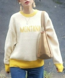 HONEYSUCKLE ROSE | 【HONEYSUCKLE ROSE】ロゴニットプルオーバー(ニット/セーター)