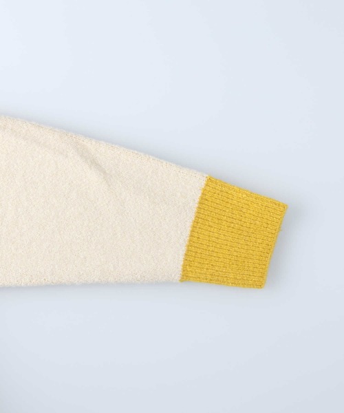 HONEYSUCKLE ROSE（ハニーサックルローズ）の「【HONEYSUCKLE ROSE】ロゴニットプルオーバー（ニット/セーター・レディース・パープル/オフホワイト/グリーン・L/M）」の10枚目の写真