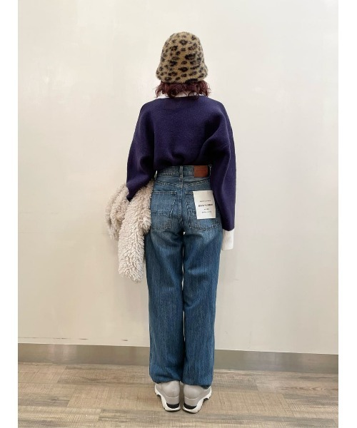 HONEYSUCKLE ROSE（ハニーサックルローズ）の「【HONEYSUCKLE ROSE】ロゴニットプルオーバー（ニット/セーター・レディース・パープル/オフホワイト/グリーン・L/M）」の18枚目の写真