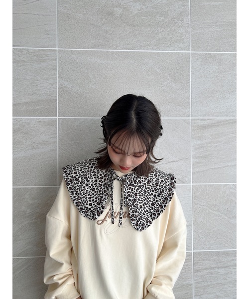 JUMELLE（ジュメロ）の「アニマルフリルカラー（付け襟・レディース・ブラック・FREE）」の10枚目の写真