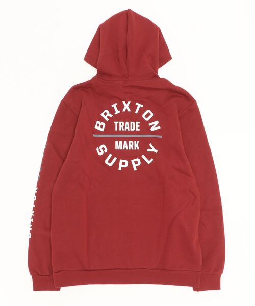 BRIXTON(ブリクストン)の「【BRIXTON】OATH VI HOOD(パーカー・メンズ・ブラック/レッド・X-LARGE/LARGE/MEDIUM)」の3枚目の写真