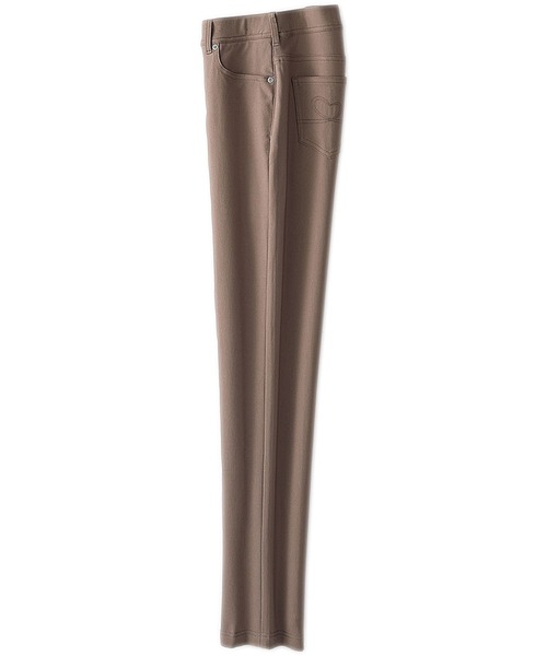 BELLUNA PLUS(ベルーナ)の「蓄熱中わたで暖か細見えパンツ股下67cm(その他パンツ・レディース・ブラック/カーキ/モカ/ベージュ・LARGE/X-LARGE/MEDIUM/SMALL)」の3枚目の写真