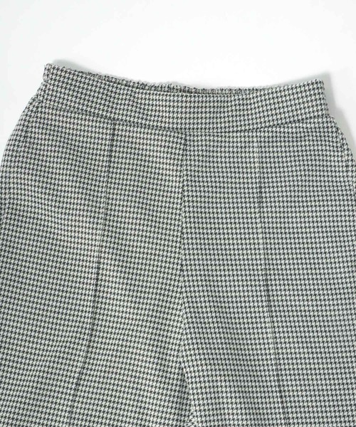 セール】ニット見えするカットソーパンツ アニマル柄・チェック