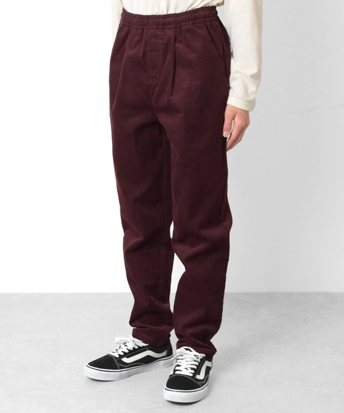 GLAZOS（グラソス）の「[ワイドテーパード]コーデュロイ・テーパードパンツ【セットアップ対応】（その他パンツ・キッズ・エンジ/ネイビー/ブラウン・140cm/170cm/150cm/160cm）」の4枚目の写真