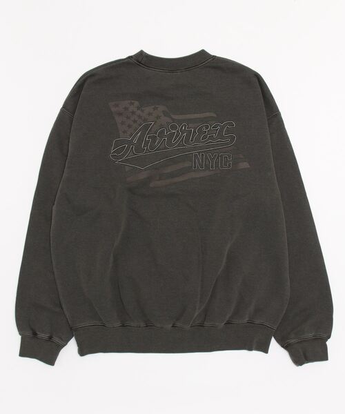 AVIREX(アヴィレックス)の「【WEB&DEPOT限定】PIGMENT DYED CREW NECK SWEAT / ピグメント ダイ クルーネック スウェット / AVIREX / アヴィレックス(スウェット・レディース・レッド/グリーン/ベージュ/チャコール・L/M/XL/XXL)」の6枚目の写真