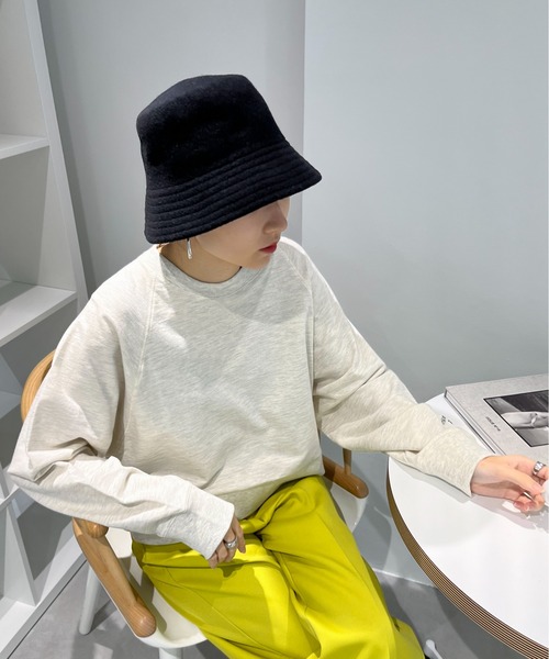 feepur(フェピュール)の「ミニ裏毛刺繍ショートスウェット(スウェット・レディース・オートミール/ホワイト/ピンク/ブラック/ブルー・MEDIUM)」の11枚目の写真