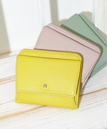 【efffy/エフィー】 二つ折り財布 イタリア製牛革