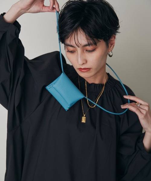 ADD CULUMN（アドカラム）の「(ADD CULUMN)ウォレットショルダー（財布・レディース・シルバー/ブルー/ブラック/ホワイト・FREE）」の3枚目の写真