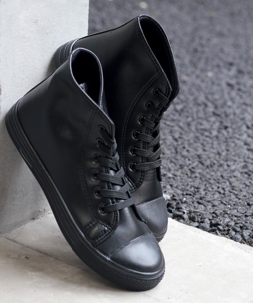 AAA+（サンエープラス）の「ハイカットレースアップローテクスニーカー（スニーカー・メンズ・ブラック系その他2/ブラック/ブラック系その他/キナリ/カーキ/ベージュ/グレー/レッド/ネイビー/ブラック×ブラック/イエロー/ホワイト/ブルー系その他3/グリーン/レッド系その他/オレンジ/ブルー系その他2/ピンク/グレー系その他/ブラウン/ワイン/チェック/ホワイト系その他/ブルー系その他・40/38/42/34/44/36/28/32/30）」の6枚目の写真