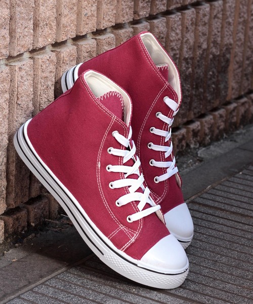 AAA+（サンエープラス）の「ハイカットレースアップローテクスニーカー（スニーカー・メンズ・ブラック系その他2/ブラック/ブラック系その他/キナリ/カーキ/ベージュ/グレー/レッド/ネイビー/ブラック×ブラック/イエロー/ホワイト/ブルー系その他3/グリーン/レッド系その他/オレンジ/ブルー系その他2/ピンク/グレー系その他/ブラウン/ワイン/チェック/ホワイト系その他/ブルー系その他・40/38/42/34/44/36/28/32/30）」の22枚目の写真