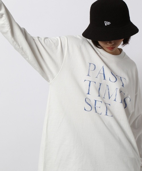 PAGEBOY(ページボーイ)の「カスレロゴロンT(Tシャツ/カットソー・レディース・オフホワイト/ブラック・FREE)」の3枚目の写真