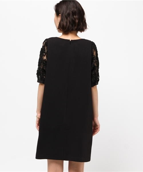 Khaju（カージュ）の「★★Khaju:フラワーレースS/Sワンピース（ワンピース・レディース・ダークブルー/ブラック・ONE SIZE）」の9枚目の写真