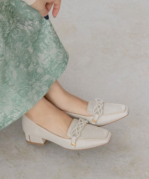 RANDA(ランダ)の「3WAYローファーシューズ(ローファー・レディース・クリーム/グレー/その他・M/L/LL/S)」の1枚目の写真