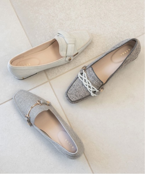 RANDA(ランダ)の「3WAYローファーシューズ(ローファー・レディース・クリーム/グレー/その他・M/L/LL/S)」の5枚目の写真