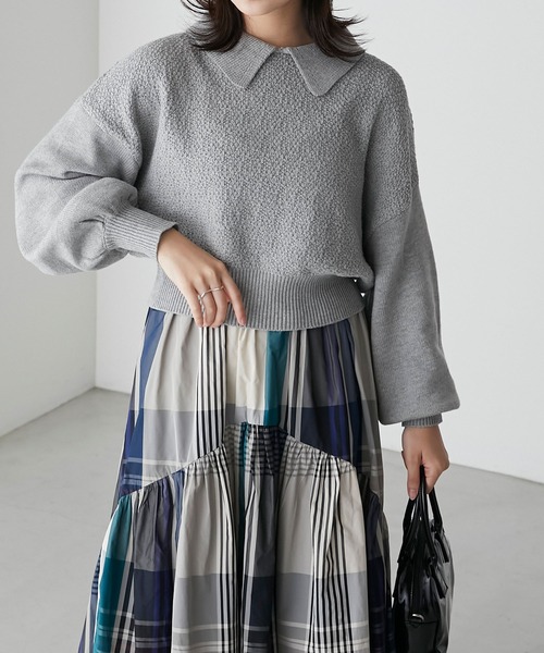 ボブ　TRUBE ボリュームリボンスリーブプルオーバー　他4点 ボリュームスリーブリボントップス Volume Sleeve Ribbon Tops