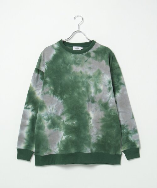 NO NEED（ノーニード）の「タイダイスウェットＰＯ　ビッグシルエット/裏毛（スウェット・メンズ・グリーン/オレンジ/ブラック・M/L）」の16枚目の写真