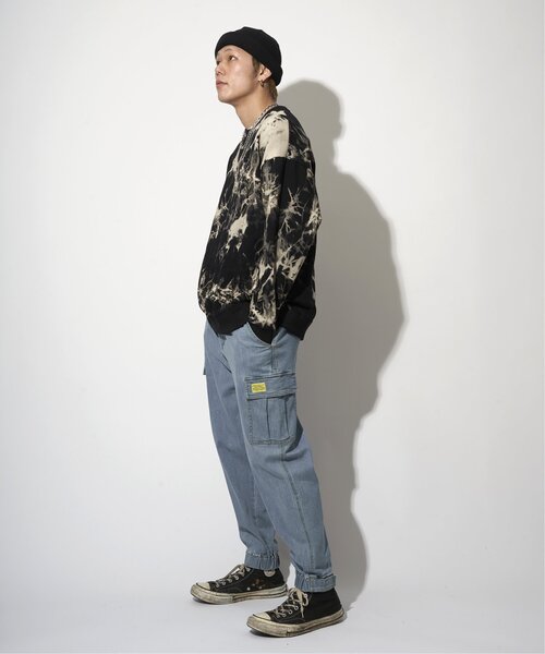 NO NEED（ノーニード）の「タイダイスウェットＰＯ　ビッグシルエット/裏毛（スウェット・メンズ・グリーン/オレンジ/ブラック・M/L）」の18枚目の写真