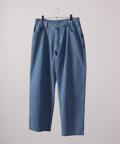 FUNALIVE(ファンアライブ)の「12oz デニムバギーパンツ(デニムパンツ・メンズ・ケミカルウォッシュ/インディゴブルー/サックスブルー/ブラック/ブラック系その他・M/L/XL)」の13枚目の写真