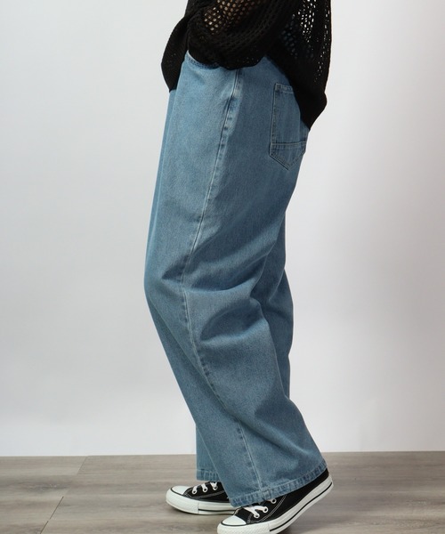 FUNALIVE(ファンアライブ)の「12oz デニムバギーパンツ(デニムパンツ・メンズ・ケミカルウォッシュ/インディゴブルー/サックスブルー/ブラック/ブラック系その他・M/L/XL)」の15枚目の写真