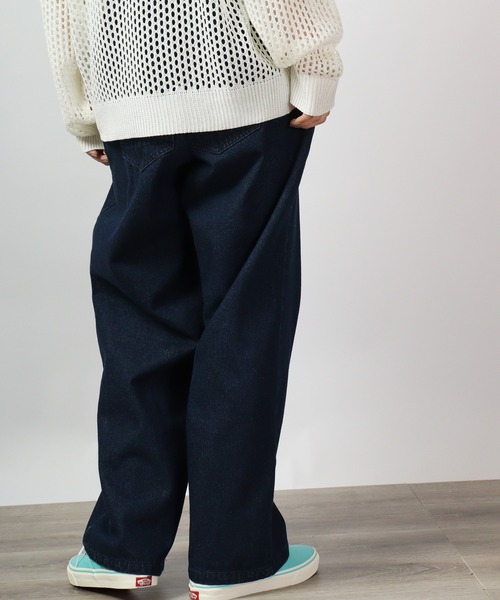 FUNALIVE(ファンアライブ)の「12oz デニムバギーパンツ(デニムパンツ・メンズ・ケミカルウォッシュ/インディゴブルー/サックスブルー/ブラック/ブラック系その他・M/L/XL)」の21枚目の写真