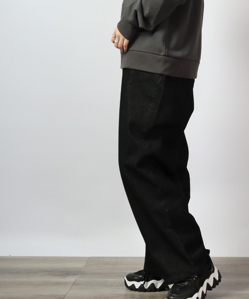 FUNALIVE(ファンアライブ)の「12oz デニムバギーパンツ(デニムパンツ・メンズ・ケミカルウォッシュ/インディゴブルー/サックスブルー/ブラック/ブラック系その他・M/L/XL)」の9枚目の写真