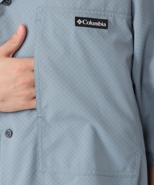 Columbia(コロンビア)の「columbia/コロンビア オープンカラーシャツ ワンポイント/UVケア ロードトゥーマウンテンキャンプラバーズショートスリーブシャツ/セットアップ対応 PM6858(シャツ/ブラウス・メンズ・カーキ/ブラック/ブルー・M/L/XL)」の18枚目の写真