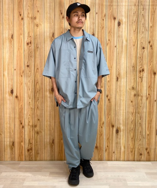 columbia/コロンビア オープンカラーシャツ ワンポイント/UVケア