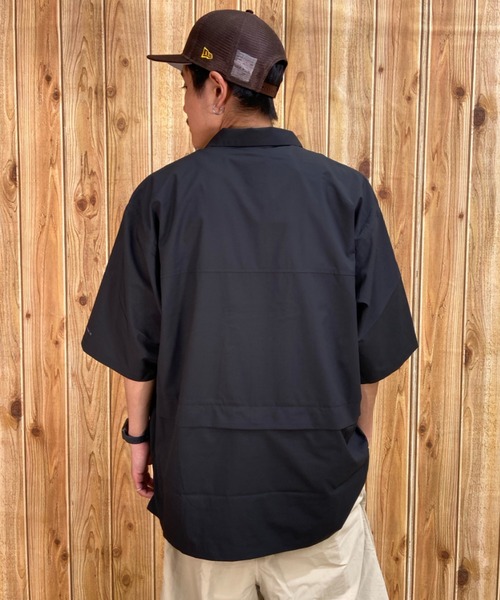 columbia/コロンビア オープンカラーシャツ ワンポイント/UVケア