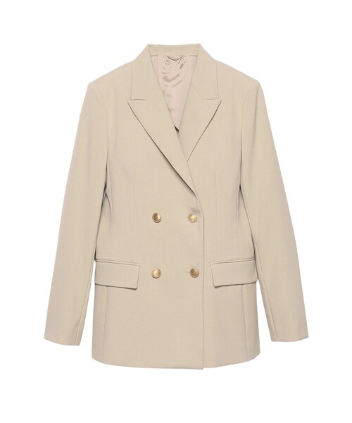 セール】オックスストレッチダブルジャケット（テーラードジャケット