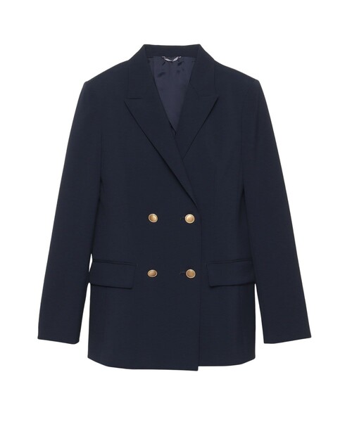 セール】オックスストレッチダブルジャケット（テーラードジャケット