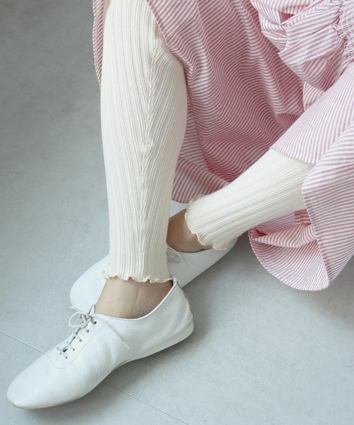 Crisp（クリスプ）の「ミリタリーメロウレギンス（レギンス/スパッツ・レディース・グレー/アイボリー・FREE）」の7枚目の写真