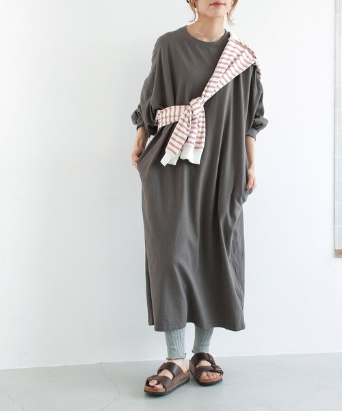 Crisp（クリスプ）の「ミリタリーメロウレギンス（レギンス/スパッツ・レディース・グレー/アイボリー・FREE）」の16枚目の写真