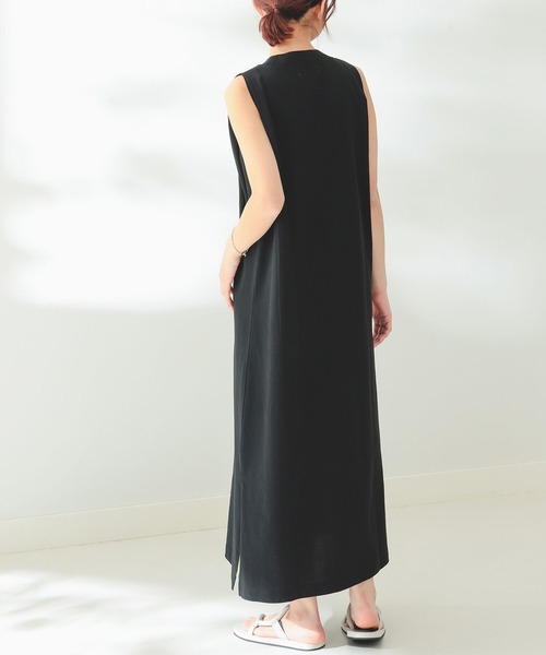 B:MING by BEAMS（ビーミングバイビームス）の「B:MING by BEAMS / Vネック マキシ ワンピース（ワンピース・レディース・ベージュ/カーキ/ブラック・FREE）」の17枚目の写真