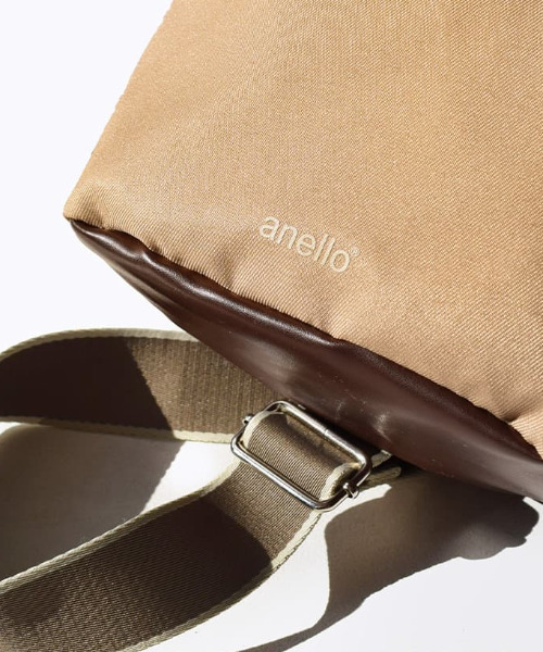 anello（アネロ）の「TRAD クロスボディバッグ（ハンドバッグ・レディース・ブラック/ベージュ・-）」の9枚目の写真