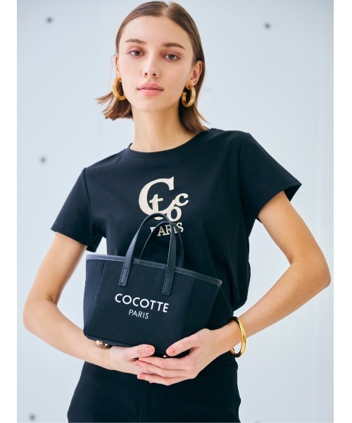 Cocotte parisロゴキャンバストートバッグMINI（トートバッグ
