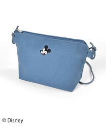 SLAPSLIP/【Disney】ミッキーマウス/ミニーマウス/フェイス刺繍ショルダーサコッシュ/ディズニー